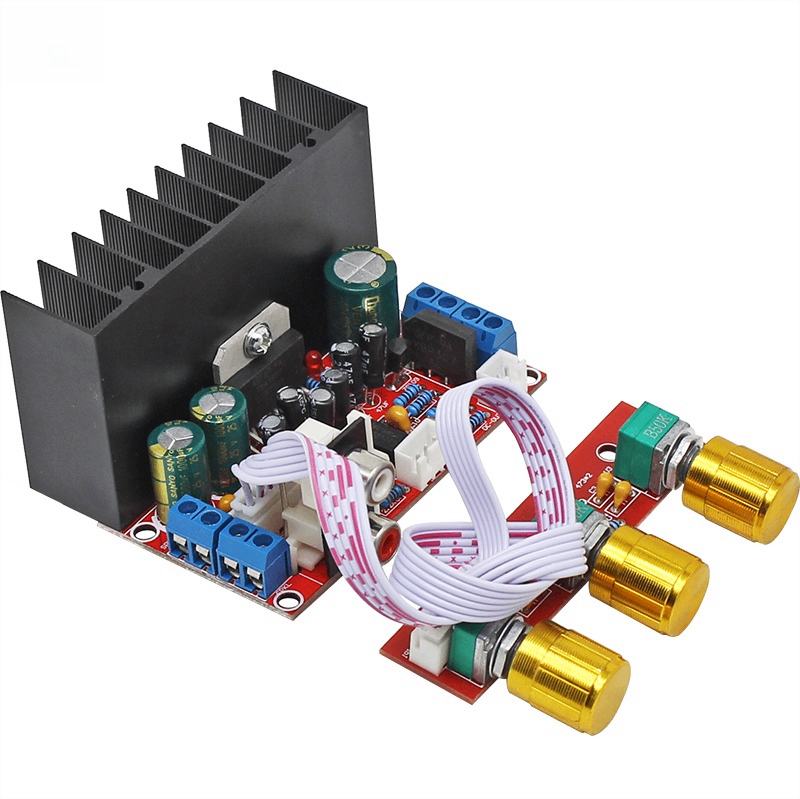 TDA7377 Single Power 2.1 Amplifier DIY Kit - Subwoofer Speaker Board for Home Theater/Computer Audio