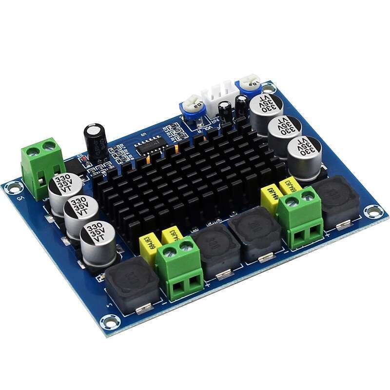 HiFi 2×120W Digital Amplifier Board | High-Power Stereo Dual-Channel Audio Module for Professional Sound Systems