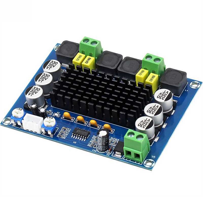 HiFi 2×120W Digital Amplifier Board | High-Power Stereo Dual-Channel Audio Module for Professional Sound Systems