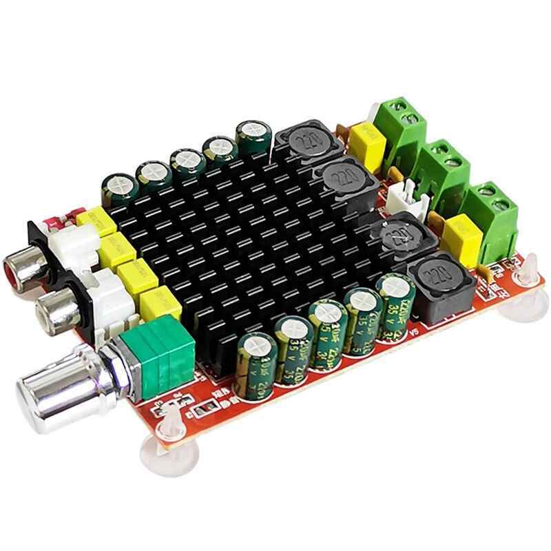 TDA7498 Dual 100W Class-D Car Audio Amplifier Board | 12V-24V DC 110dB SNR High-Power Stereo Module