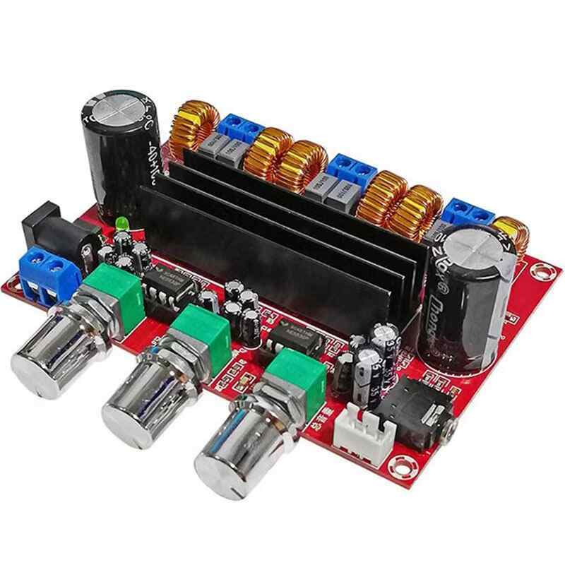 2.1-Channel Audio Amplifier Module TPA3116D2 | 50W×2+100W Subwoofer | Wide Voltage 12-24V with Tone Control