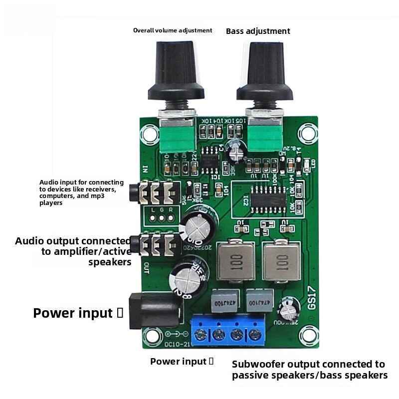 HiFi 60W Mono Digital Amp Board | Class D Subwoofer Amplifier Module with Low THD for Car/Home Audio