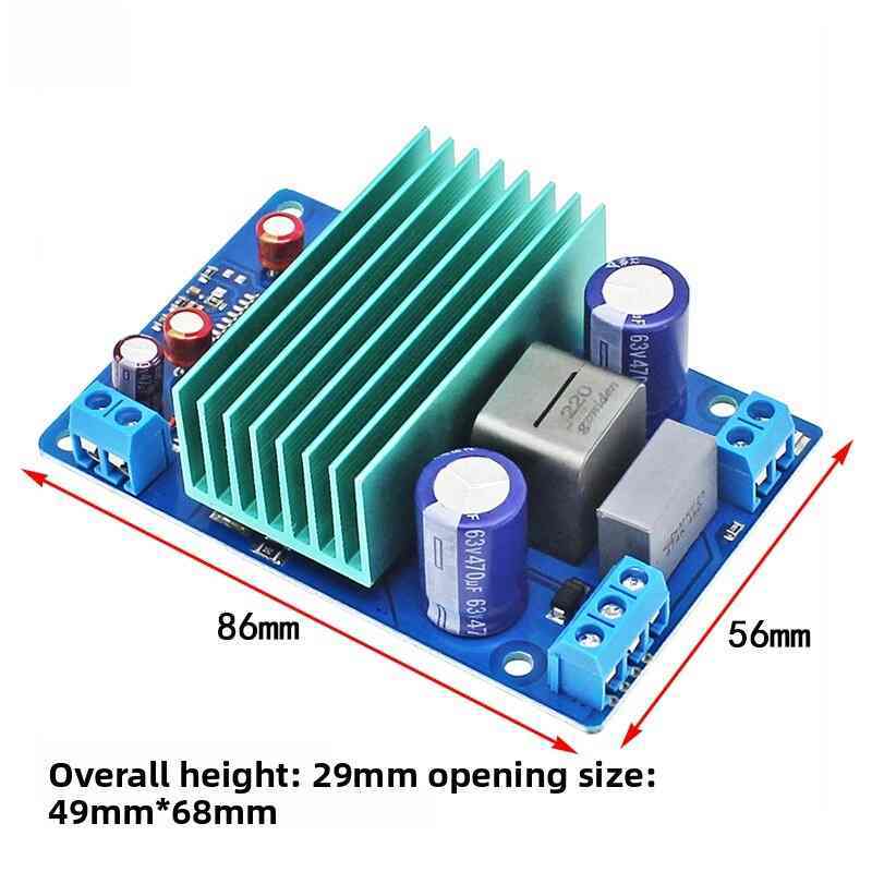 IRS2092S 250W Class-D Mono Digital Amplifier Board | ±42V-±58V Dual DC Power 90% Efficiency HIFI Audio Module