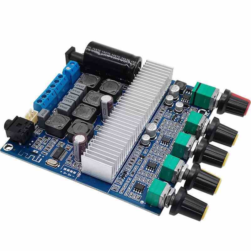TPA3116D2 2.1 Channel Bluetooth 5.0 Digital Amplifier Board | 100W+50W×2 Subwoofer+Satellite DIY Audio Module