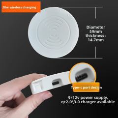 20W wireless charging (with case) 0-6mm charging distance