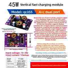 45W dual port vertical A+C fast charging Xiaomi Samsung Alpp e recommended