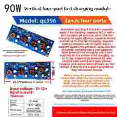 90W 4-port 2A+2C fast charging Huawei Alppe Xiaomi recommendation