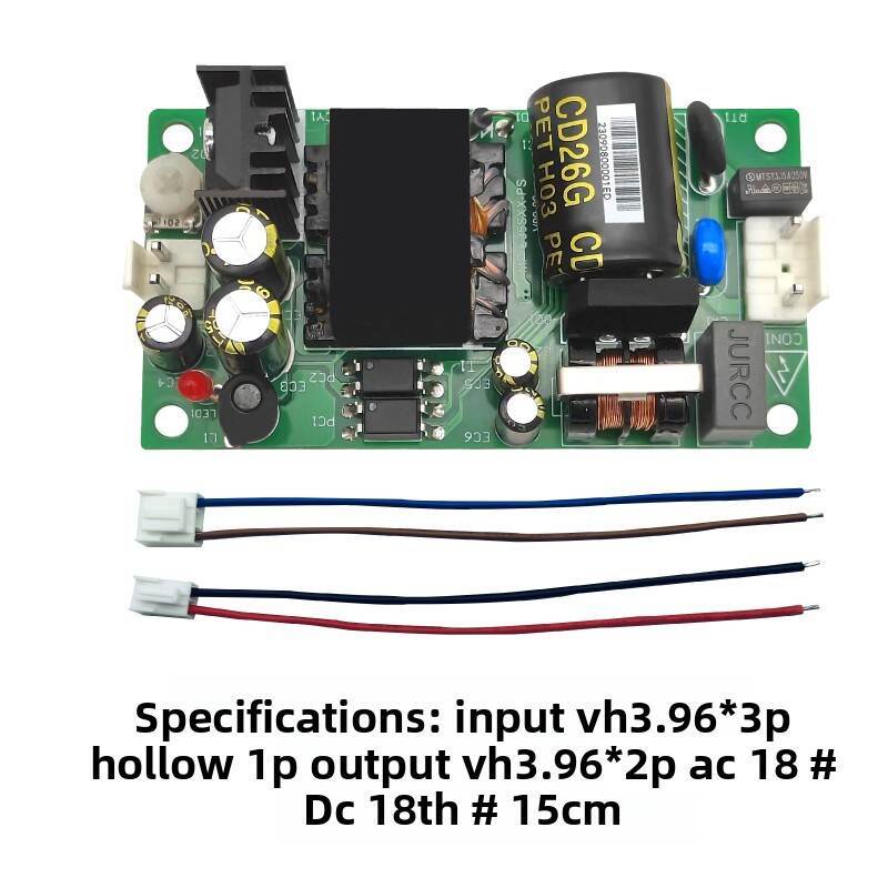 36W Ultra-Compact AC-DC Bare Board Power Supply - 220V to 5V/6A, 3000VAC Isolation