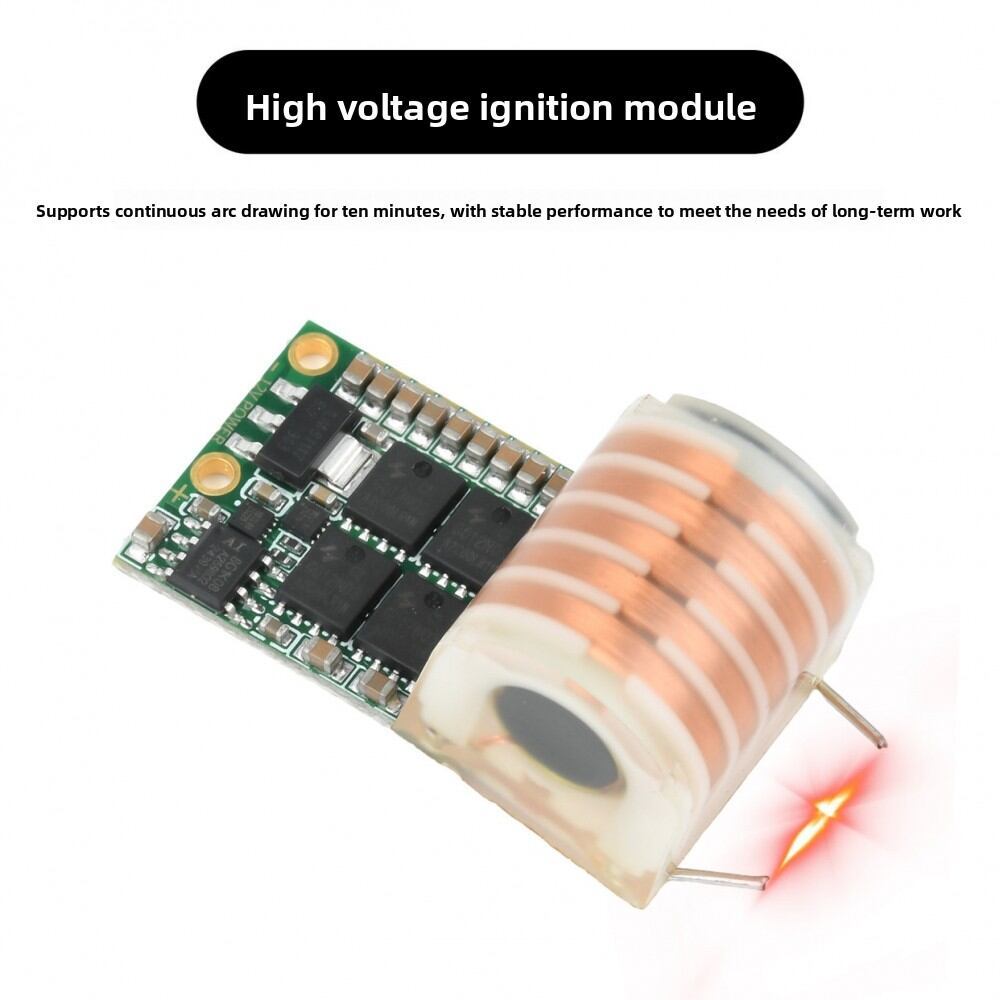 DC 9-12V to AC 20KV High-Frequency Boost Coil Ignition Module - 10 Min Low Heat Arc Generator