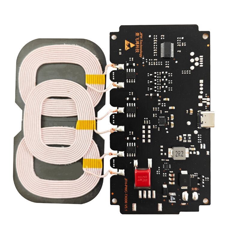 20W/22W Car Modification Wireless Charger Module | Triple-Coil 12V Fast Charging Transmitter for Custom Vehicles