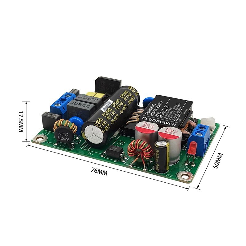 48W Ultra-Thin 220V to 12V/24V AC-DC Power Module - Medical-Grade EN60601-1 Certified