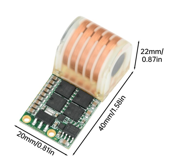 DC 9-12V to AC 20KV High-Frequency Boost Coil Ignition Module - 10 Min Low Heat Arc Generator