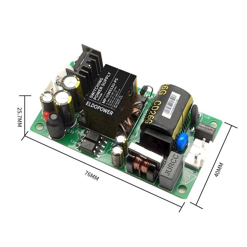 36W AC-DC 220V to 12V 3A Switching Power Supply Module, Small Size, MP-U36SXX-PS Series