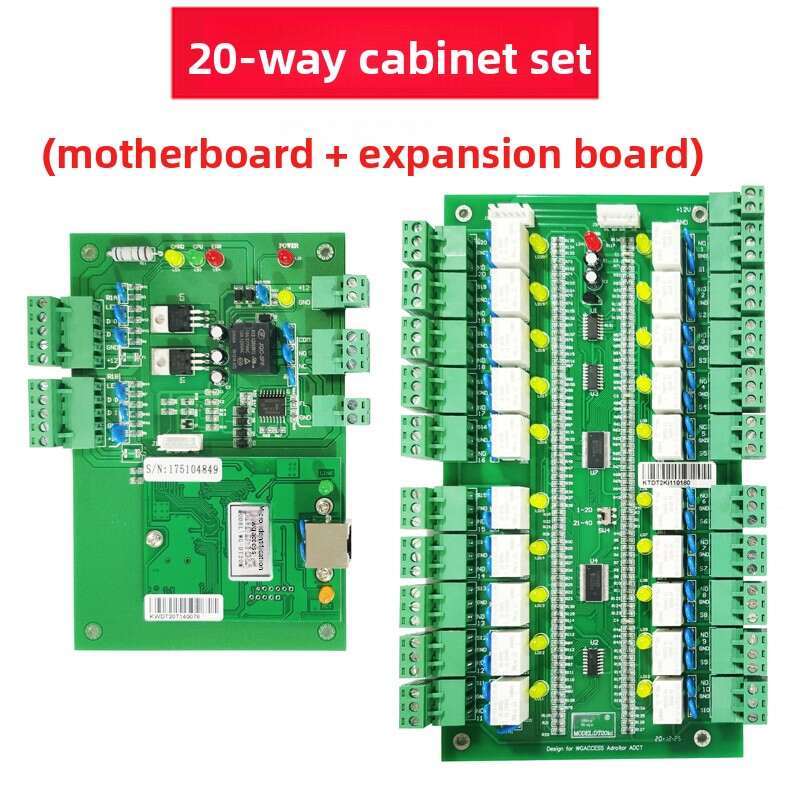 20/40-Channel Smart Cabinet TCP/IP Access Control Board with Cloud Management & Mobile APP