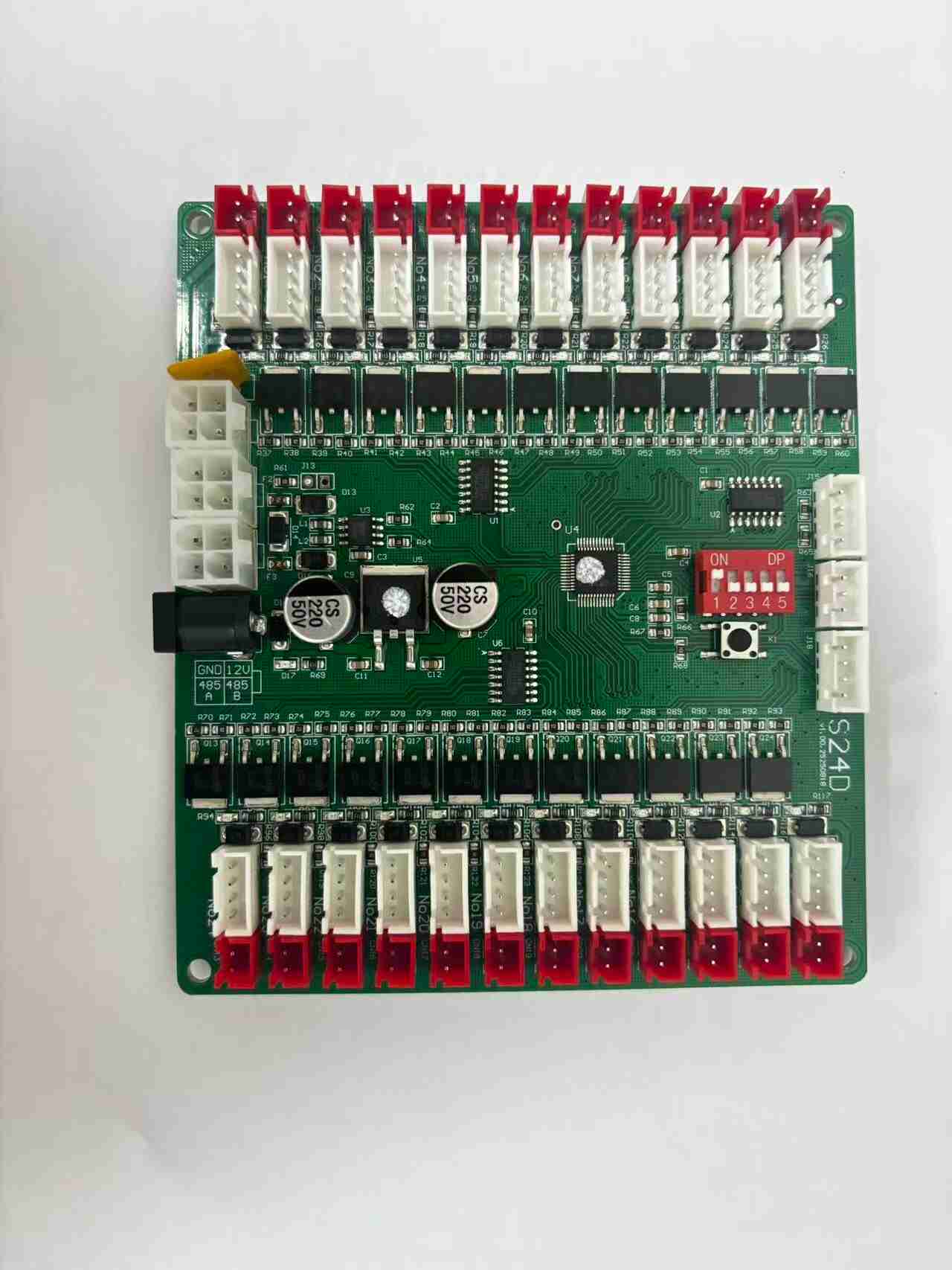 High-Performance 4G Smart Locker Control Board with LED Feedback, 12/24-Channel, 9-24V Input/Output