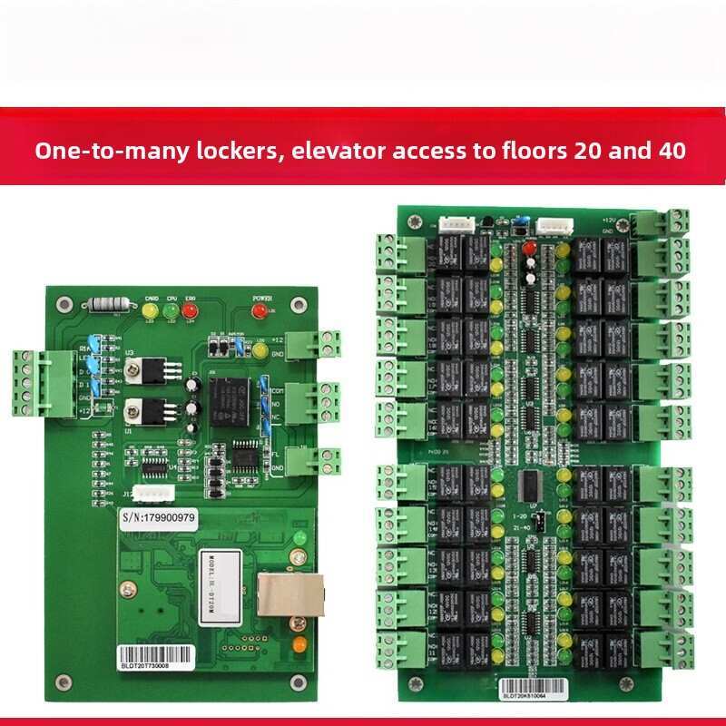 Smart Elevator Controller System with One-to-Multiple Floor Restriction & Networked Storage Cabinet