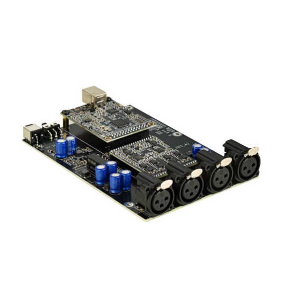XMOS-Based 2-Channel USB ASIO Audio Interface: ES9018 DAC & ES9822 ADC, 192kHz/24bit Pro Measurement
