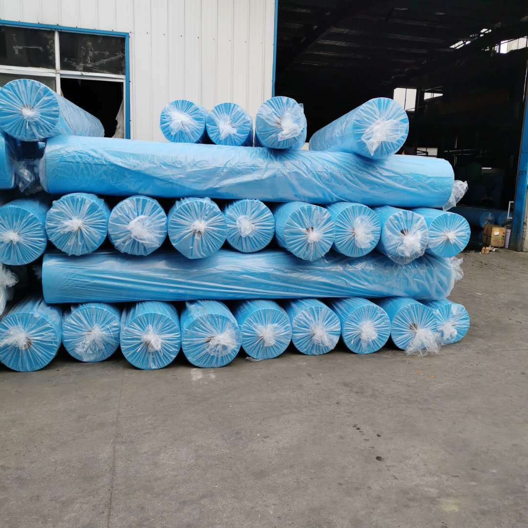 Blue non woven polypropylene roll and spunbond nonwoven fabric in Hubei