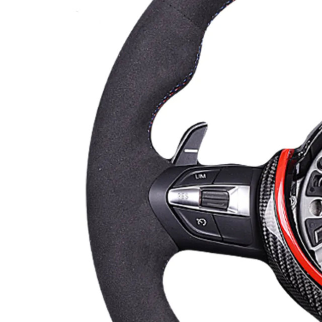 BMW M1 M2 M3 M4 M5 Custom Carbon Fiber Steering Wheel with LED Shift Light