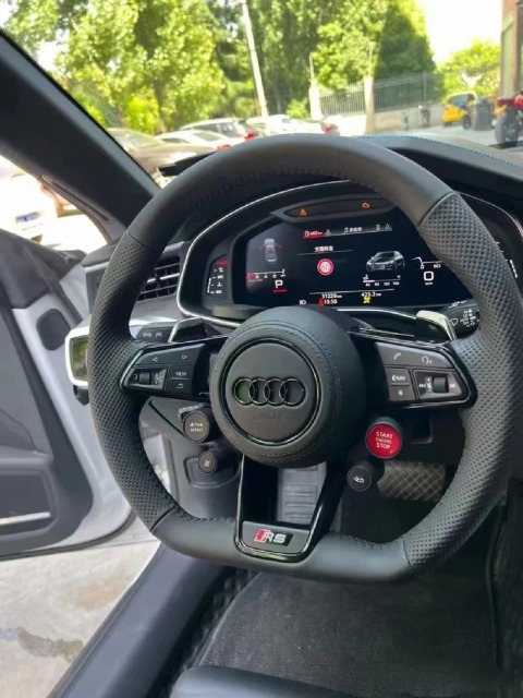 Custom LED Racing Car Steering Wheel for Audi A3 A4 A5 RS3 RS4 RS5 S3 S4 TT R8