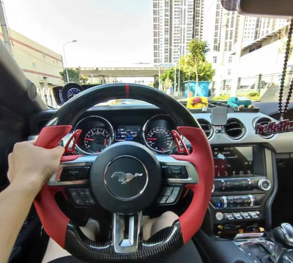 LED Screen Light Steering Wheel Fit For Ford Gti MK5 MK6 MK7 MK8 F150 F350 Foucs Mustang