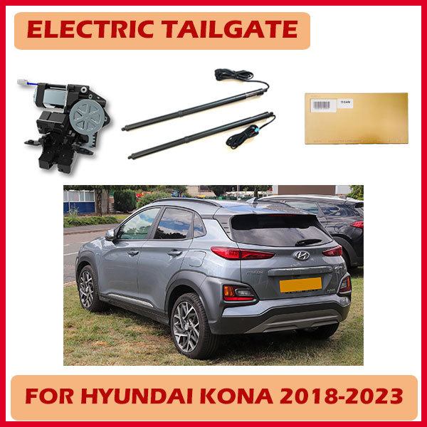 Power Boot Lift Kits for Hyundai Kona with key fobs remote and kick sensor optional