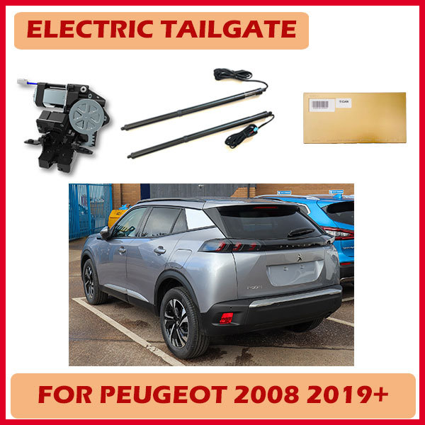 Intelligent smarter auto electric tailgate lift kick anti-pinch induction switch for Peugeot 2008