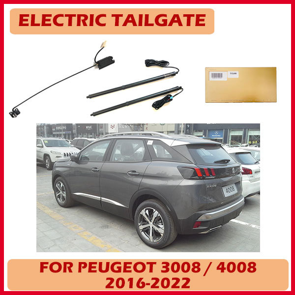 Sound alarm smart automatic hatch door opener power electric tailgate trunk opener for Peugeot 4008
