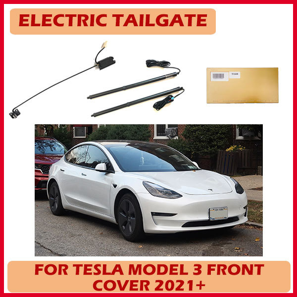 For Tesla Model 3 Trending Auto Electric Front Cover Remote Control Car Tailgate with Foot Sensor