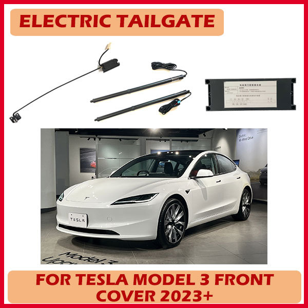 For Tesla Model 3 Trending Auto Electric Front Cover Remote Control Car Tailgate with Foot Sensor