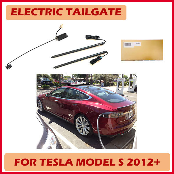 Hands free easy opener car auto trunk power rear liftgate electric tail gate kit for Tesla S