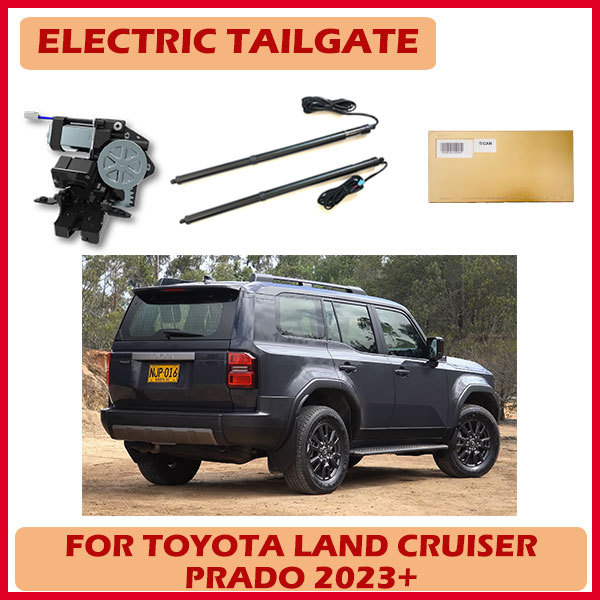 Kick sensor electirc power boot with anti-pinch for Toyota Land Cruiser