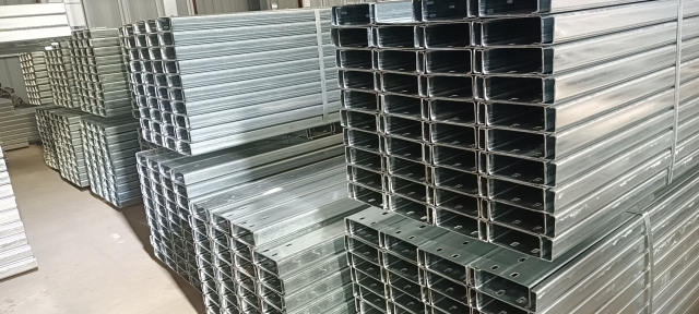 C-shaped steel