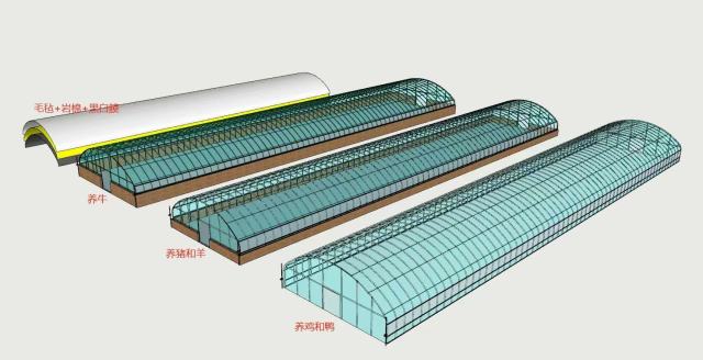 Customizable Farm Greenhouses - Ideal for Vegetable Growing & Poultry/Livestock Breeding