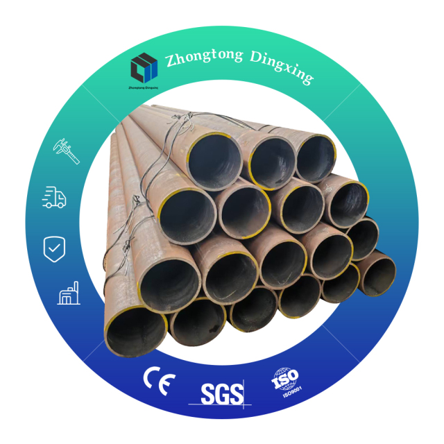 API Certified Seamless Steel Pipes Carbon Steel A335 P11 P22 P91 for Steam Boilers Oil Structure Application Welding Available