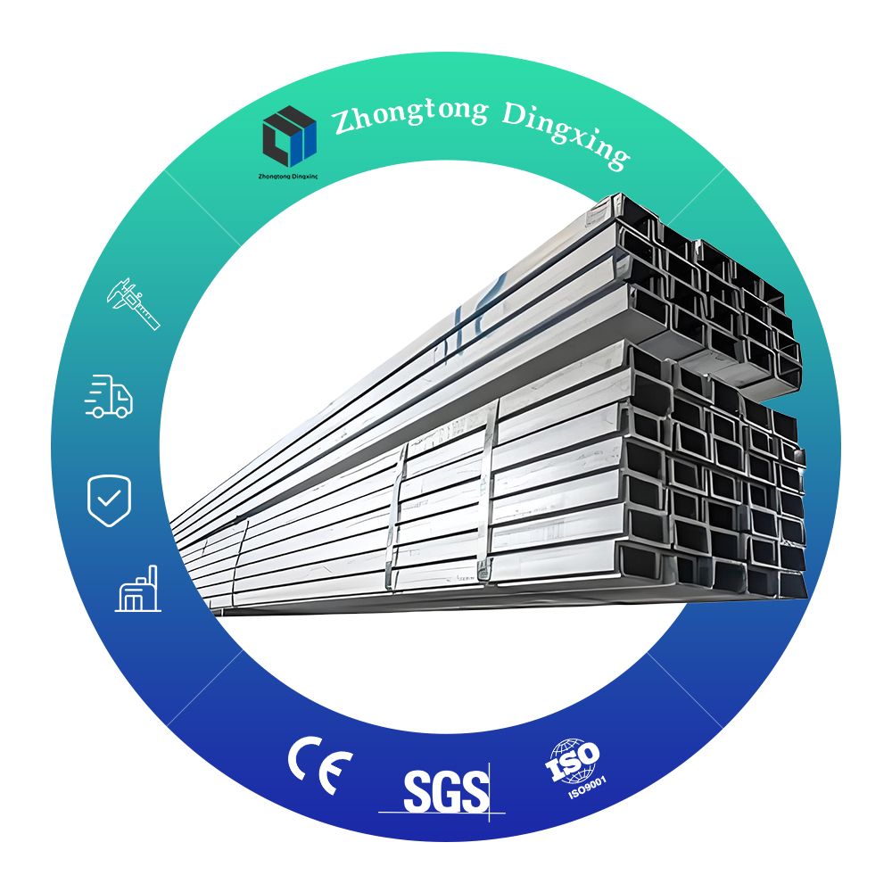 Quality Factory Price Hot-rolled Q235B Carbon Steel Channel Beam 8mm - 10mm - 12mm Pillar Channel Section Construction Steel channel U-steel and U-bar steel box iron steel sections galvanized steel Building Materials Carbon Steel steel channel