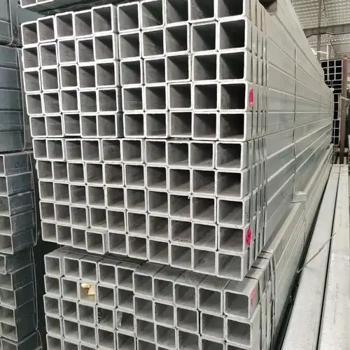 Q235B Hot Dip Galvanized EMT Square 6m ASTM Standard-for Construction Drill API Certified Bending Cutting Welding Available