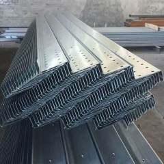 Cold Rolled Z Purlin Profile Galvanized Steel Slotted Channel Mild Steel ASTM Standard Welding Cutting Processing Services