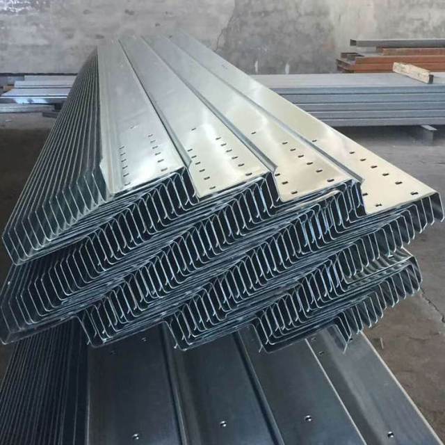 Cold Rolled Z Purlin Profile Galvanized Steel Slotted Channel Mild Steel ASTM Standard Welding Cutting Processing Services