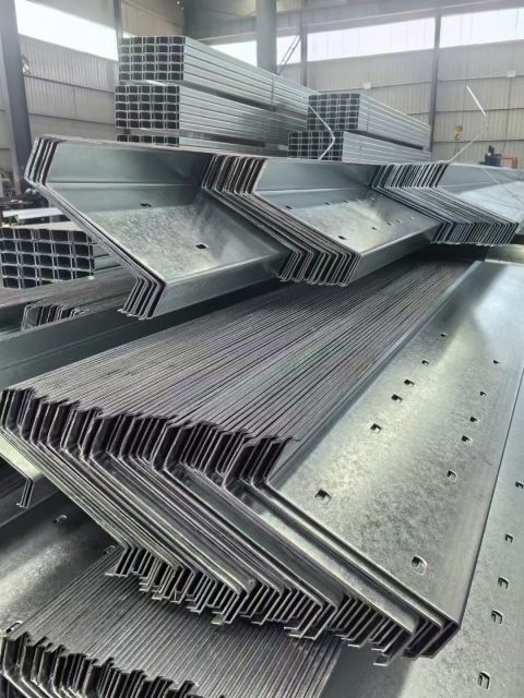 Cold Rolled Z Purlin Profile Galvanized Steel Slotted Channel Mild Steel ASTM Standard Welding Cutting Processing Services