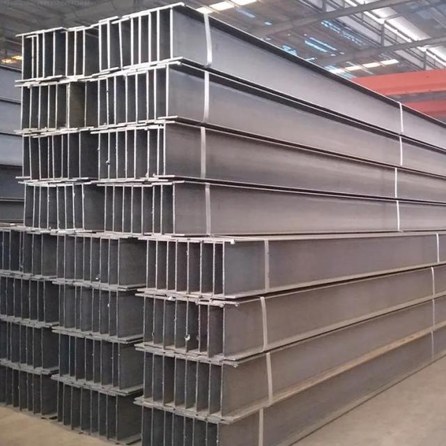 H Beam ASTM A36 Hot Rolled Welding Universal Beam Q235B Q345E Beam 16Mn Galvanized H Steel Structure Steel