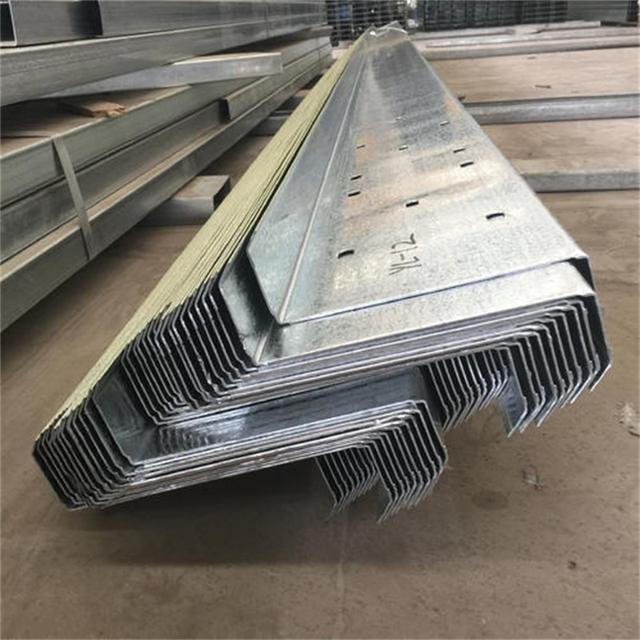 Cold Rolled Z Purlin Profile Galvanized Steel Slotted Channel Mild Steel ASTM Standard Welding Cutting Processing Services