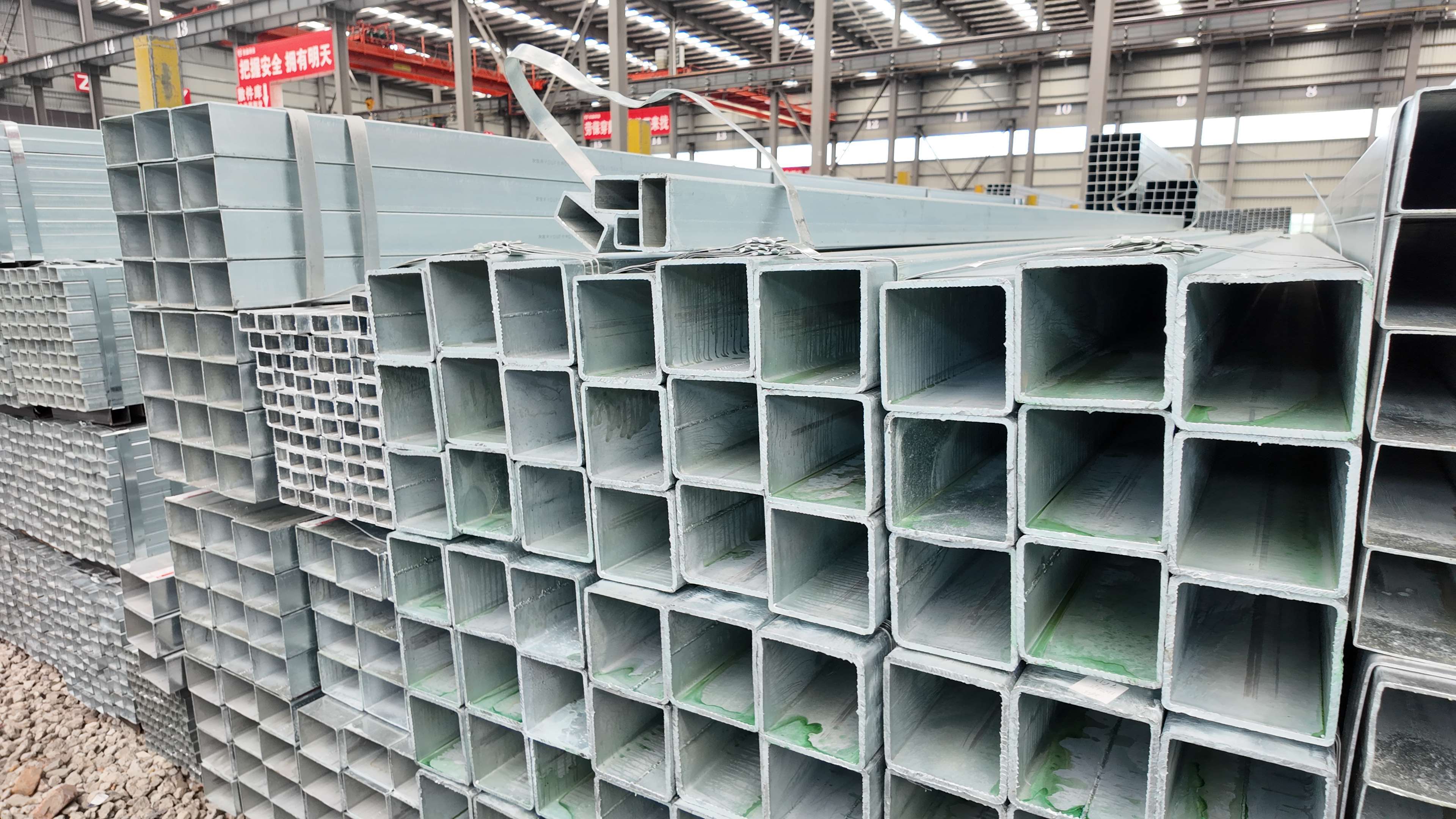 35*35 2.0mm Galvanized Steel Square Tubing Iron Pipe GB Standard for Structure Application
