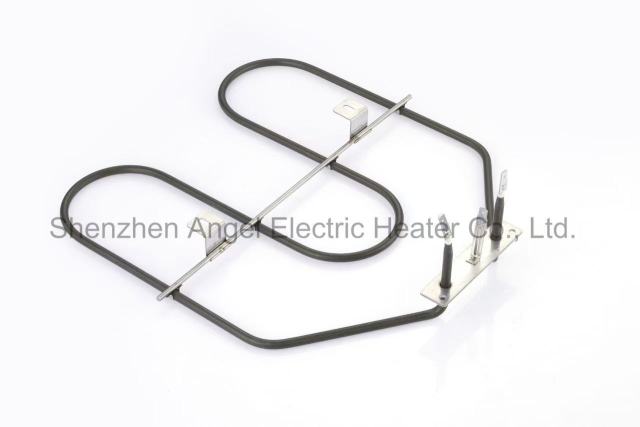 Microwave oven and oven heating tubes