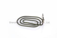 Microwave oven and oven heating tubes