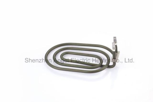 Microwave oven and oven heating tubes