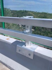 Bridge guardrail