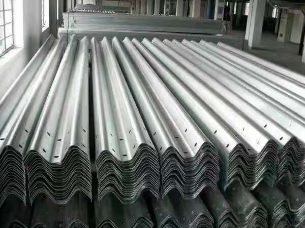 Corrugated guardrail
