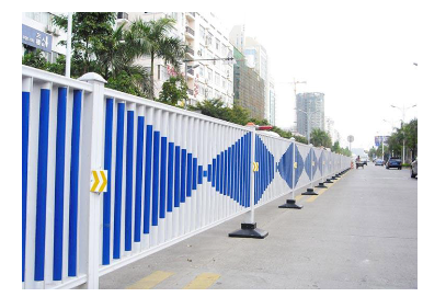 Municipal guardrail