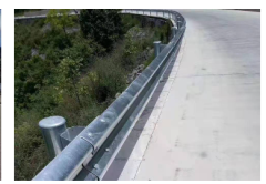 Corrugated guardrail
